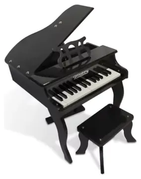 Turbo Piano de Cauda Infantil Turbinho 30k 30 Teclas Preto (1847)