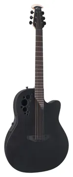 Ovation E-Akustikgitarre Pro Series Elite Tx Deep Contour Black Textured