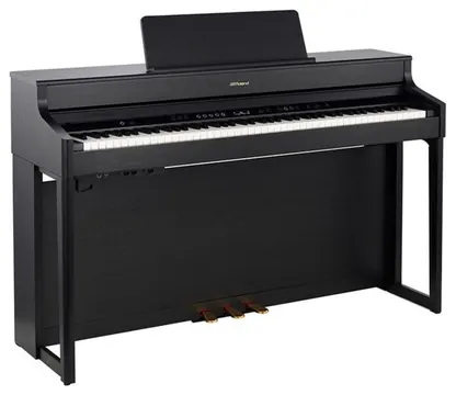 Piano Roland 88 Teclas C/movel Charcoal Black