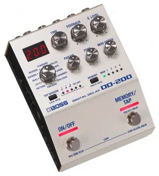 Boss DD-200 DELAY DIGITAL Processador 32-bits 96kHz