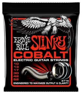 Ernie Ball 2715 Slinky Cobalt Skinny Top 10-52 Saiten für E-Gitarre