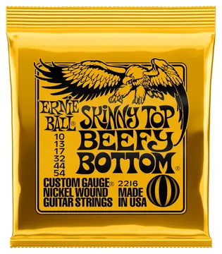 Ernie Ball EB2216 Skinny Top Nickel Wound 10-54 E-Gitarrensaiten