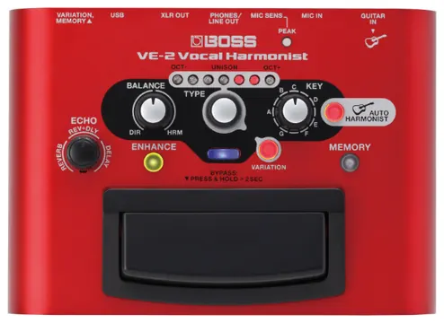 Boss VE-2 Vocal-Effekt Pedal