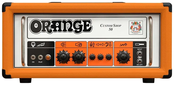 Orange Custom Shop 50 Vollröhre Git-Topteil
