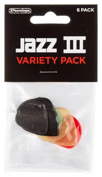 Dunlop PVP 103 Jazz III Pick Variety Pack (6 Stück)