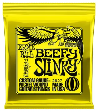 Ernie Ball Electric Guitar Strings 11-54 Ernie Ball 2627 Beefy Slinky 100% Genuine