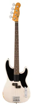 Fender Mike Dirnt Road Worn Precision Bass, Rosewood Fingerboard, White Blonde