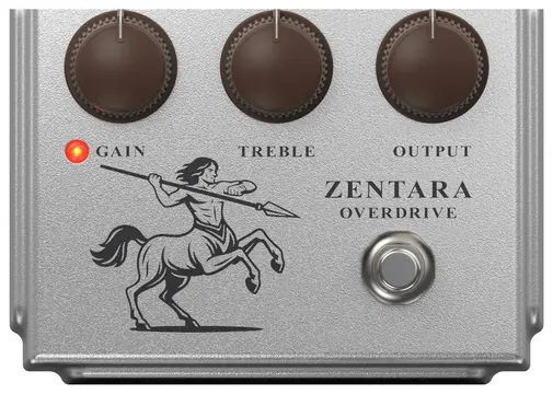 Behringer Zentara Overdrive Pedal in Silver