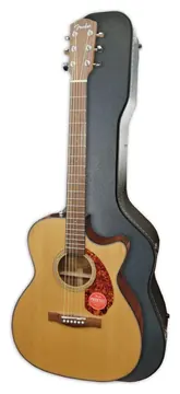 Guitarra Eletroacústica Fender CC 140SCE Concert Natural com Estojo