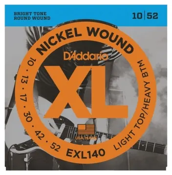 Daddario Encordoamento para Guitarra D'Addario EXL140 Light Top 0.010