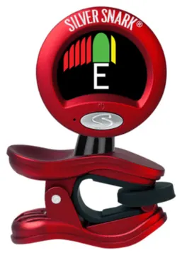 Snark Silver 2 - Clip On Chromatic Guitar Tuner - Red Silver