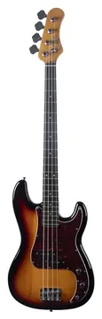 Eko PB-300 SUNBURST Basso elettrico 4 corde serie "Tribute 300" 21Tasti Sunburst