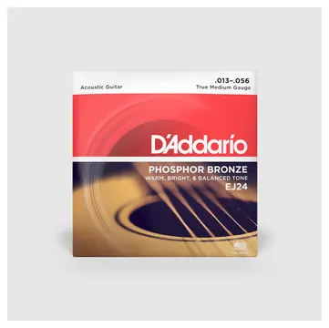 D_Addario D'addario EJ24 Phosphore Bronze Jeu Cordes Folk Custom Light 13/56