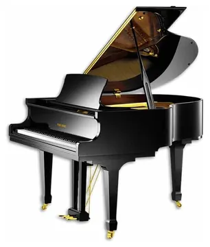 Piano Cauda Pearl River GP148 PE Classic Baby Grand Preto Polido