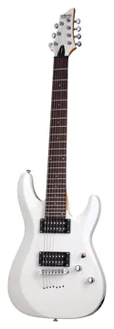 Schecter C-7 Deluxe Satin White