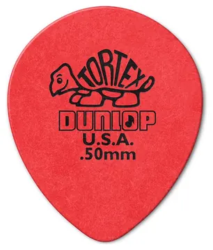 Dunlop Tortex Teardrop .50mm Pick - Set of 6