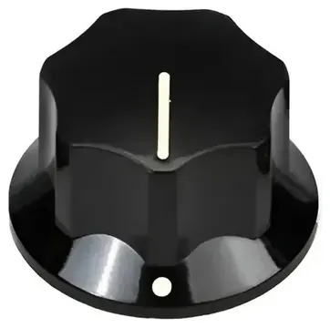 Prince Knob Baixo PRINCE NKP-10 Plástico Preto Pequeno