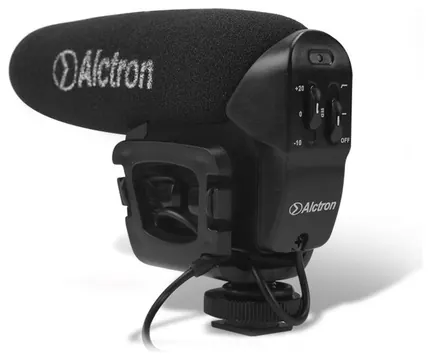 Alctron VM6 Videomic Microfono A Condensatore Per Videocamera