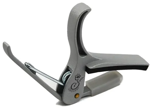 Grover GP-750 SL Offset Ultra Capo Kapodaster, silbergrau