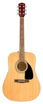 Fender FA-115 Dreadnought Guitar Pack V2, Walnut FB, Natural