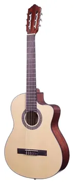 Crafter HC100-CE-N Semi-Akoestische klassieke gitaar