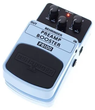 Behringer PB100 Preamp Booster E Turbo Effetto A Pedale Per Chitarra E Basso