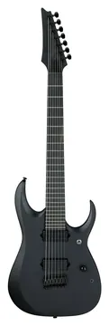 Ibanez RGDRB71-BKF Zwart Mat Iron Label
