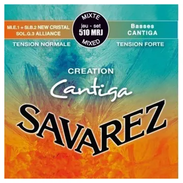 Savarez 510MRJ Cantiga Nylonsaiten-Satz für Konzertgitarre Mixed Tension