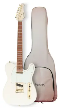 Benson Hardy T 904 M SS Tele Escudo Gold - Olympic White