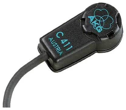 Akg C 411 PP Kondensator (Phantom) Miniatur-Instrumentenmikrofon (Akustik)