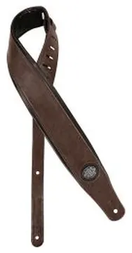 Gaucho Padded Guitar Strap, Dark Brown