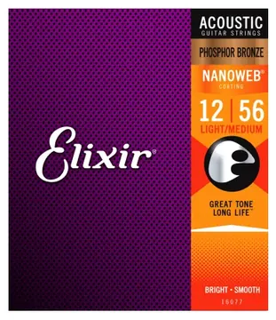 Elixir Nanoweb 16077 Phosphor Bronze