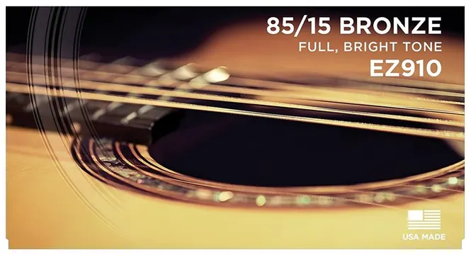 D"Addario EZ910 011/052 light 85/15 bronze wound