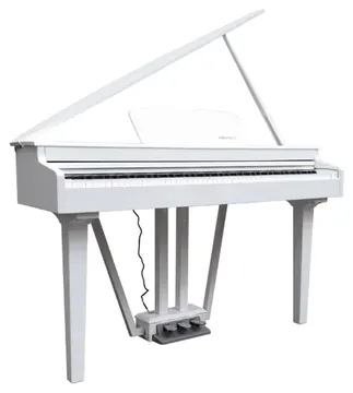 Echord GP10W WHITE Pianoforte Digitale a codino 88T Pesati HAG+Suoni+EFX, Bianco