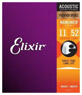 Elixir 16027 Acoustic Phosphor Bronze 11/52