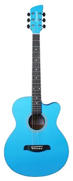 Brunswick BF100SBL - Grand Auditorium Cutaway Acoustic Guitar - Sky Blue