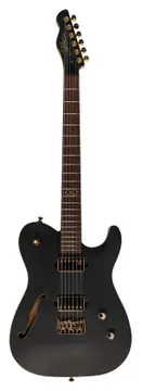 Chapman Chris Robertson Signature SAR63 Semi Hollow Slate Black