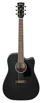Ibanez PF16MWCE-WK Verwittertes Schwarz Performance