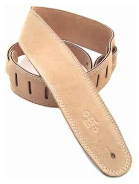 DSL SLS25-Beige Suede Guitar Strap
