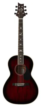 PRS SE PARLOR 20 PIEZO FG FIRE RED BURST