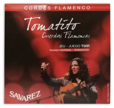 Jogo de Cordas Savarez T50R Tomatito Tensão Média