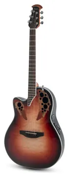 Ovation Celebrity Elite Plus CE44LX Mid Cutaway Ruby Burst