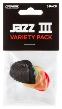 Dunlop PVP103 Jazz Variety Pack, Players Pack of 6