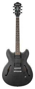 Ibanez AS53-TKF "artcore" Guitare Electrique Hollow Body Black Flat