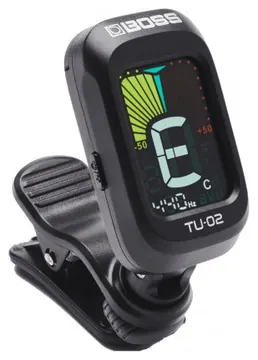 Boss TU-02 CLIP TUNER Afinador Clip Cromático TOP-SELLER
