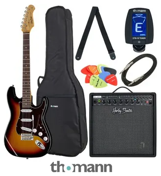 Harley Benton ST-62SB Vintage Series Bundle