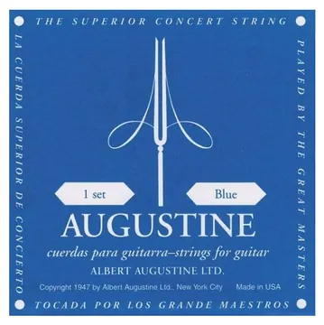 Augustine Blue Muta di corde per chitarra classica High Tension