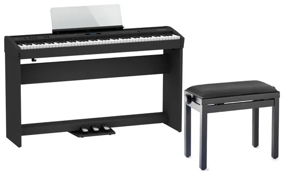 Roland FP-60X BK Home-SET Stagepiano + Untergestell und Sitzbank