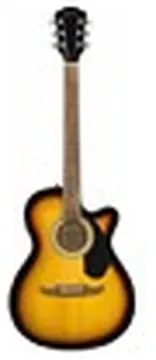 Fender Fa-135Ce Concert Sunburst Chitarra Acustica