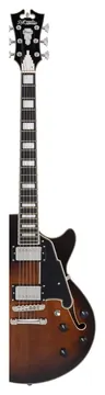 D'Angelico Premier SS Brauner Burst